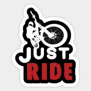 Just Ride MTB /cycling Sticker